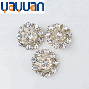 2024 nút các nhà sản xuất silvertone Fancy pha lê Rhinestone nút cho khuyến mãi - Product Image 5
