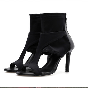 CSS404 2019 Scarpe con Tacco Alto da Donna <span class=keywords><strong>Sandali</strong></span> Stivaletti <span class=keywords><strong>Sandali</strong></span> con Punta Aperta Vendita all'Ingrosso - Product Image 5