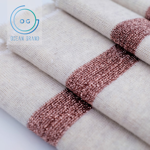 ผ้าถักขอบแบนสไตล์ฝรั่งเศสสีโรสโกลด์สำหรับคอเสื้อรัดเอว - Product Image 2