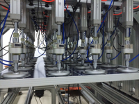 Máquina de prueba mecánica, equipo de prueba de presión cilíndrica, panel solar cilíndrico
