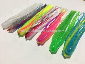 Octopus gonne morbido esche da pesca in plastica UV additivo calamari esche attrezzi da pesca all'ingrosso lure di pesca a traina gonne - Product Image 3