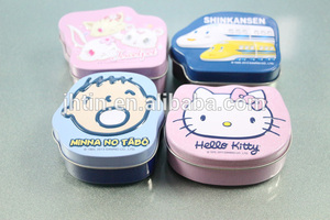venta al por mayor/personalizado diferente forma bomboneras estaño/latas/macetas para las cookies/caramelo/jardín/partido/tuerca - Product Image 1