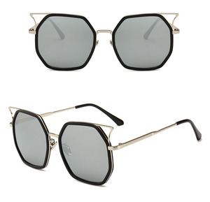 2019 de alta calidad de moda de las mujeres Plaza ojo de <span class=keywords><strong>gato</strong></span> espejo <span class=keywords><strong>gafas</strong></span> de sol personalizadas - Product Image 3