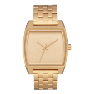 Unico Mens <span class=keywords><strong>Orologi</strong></span> <span class=keywords><strong>Uomo</strong></span> Quadrato In Acciaio Inox di Moda di Modo Della Vigilanza del Quarzo Giapponese Movt di Alta Qualità di Modo - Product Image 3