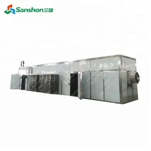 secado de tunel Advanced Sanshon tunnel blast drying equipment price for food