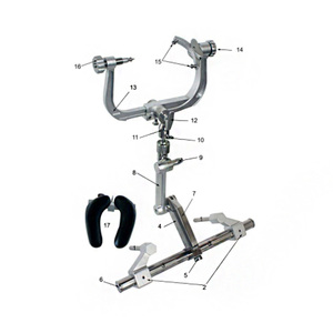 Brain Support Frame Skull Clamp <strong>Neurosurgery</strong> Surgery <strong>Instrument</strong> - Product Image 3