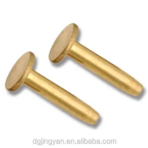 Brass solid rivet 5/8"