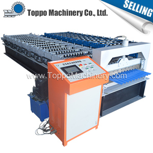 Gran material <span class=keywords><strong>de</strong></span> diversos <span class=keywords><strong>tipos</strong></span> <span class=keywords><strong>de</strong></span> metal corrugado paso teja que hace la máquina - Product Image 3