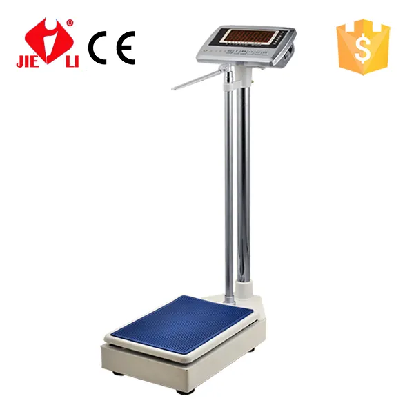 Máquina Digital de medición de peso y altura, 300kg, 100g