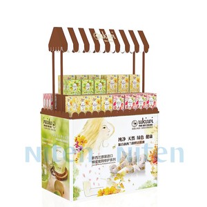 Folding Market Stall Cardboard <strong>CD</strong>/Facial Sheet Display <strong>Stands</strong> - Product Image 1