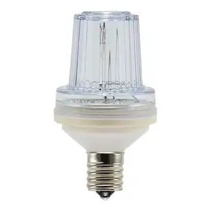 Led Strobe Light Bulb 120V E17 C9 LED Strobe Light Bulb Cool White
