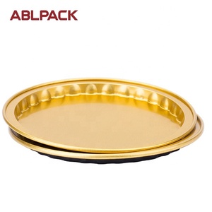ABL PACK emballage alimentaire <span class=keywords><strong>prix</strong></span> de gros barbecue gril plateau jetable en <span class=keywords><strong>aluminium</strong></span> rond plateau de papier - Product Image 4