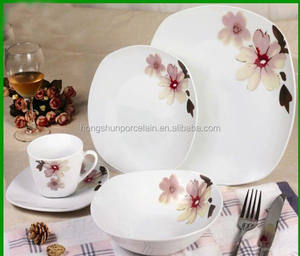 Piatti Quadrati in Ceramica di Alta Qualità, Articoli in Porcellana Classica, Prodotti per la Tavola Molto Richiesti in Turchia - Product Image 4