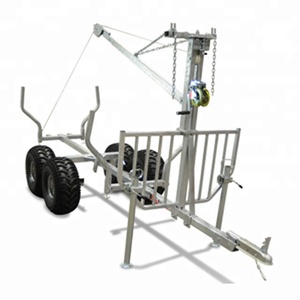 <span class=keywords><strong>Remorque</strong></span> de chargement de grumes ATV, <span class=keywords><strong>remorque</strong></span> à bois avec grue pour tracteur, avec crochet de capture de grumes - Product Image 2