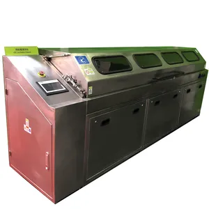Flexo printer ceramic anilox roller washing machine for cell cleaning