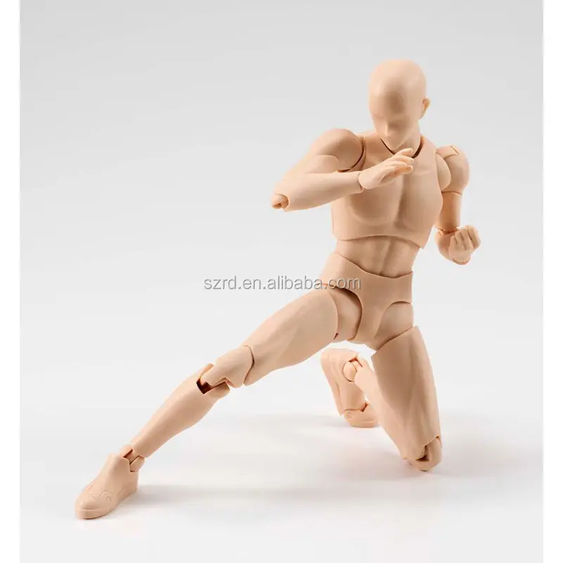 2018 R & D corpo da escala de plástico macio DO PVC modelo figura de ação para a coleção
