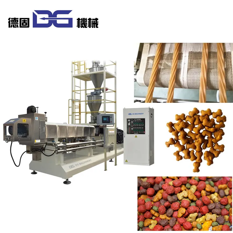 Fish Feed Dog Food Cat Food Pet Chew Snack Food Production Line/Making Machines/Process Equipment