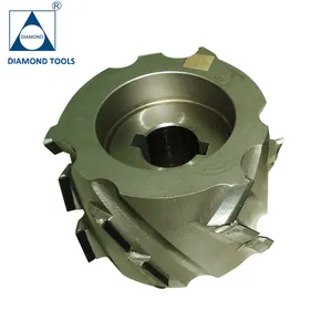 Cnc Diamond pcd profile milling cutter for woodworking indexable face milling cutters