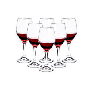 Calice da vino in vetro trasparente di alta qualità all'ingrosso bicchieri da vino/acqua a stelo lungo per matrimonio/ristorante - Product Image 3