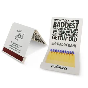 Book Matches Custom Personalized Match Box