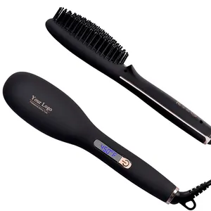 Private Label Wholesales Hair Straghrener Brush Electric Hair Comb