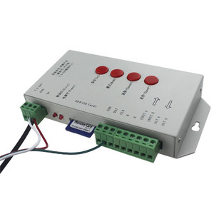 LED <span class=keywords><strong>T1000S</strong></span> 128 Carte SD Pixels Contrôleur DC5 ~ 24V, pour WS2801 WS2811 WS2812B LPD6803 LED 2048 bande lumière lampe - Product Image 3