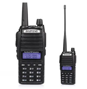 Baofeng UV-82 Walkie Talkie UHF VHF Dual Band CB UV82 Radio 128CH VOX Senter Dual Tampilan FM Transceiver untuk Berburu Radio