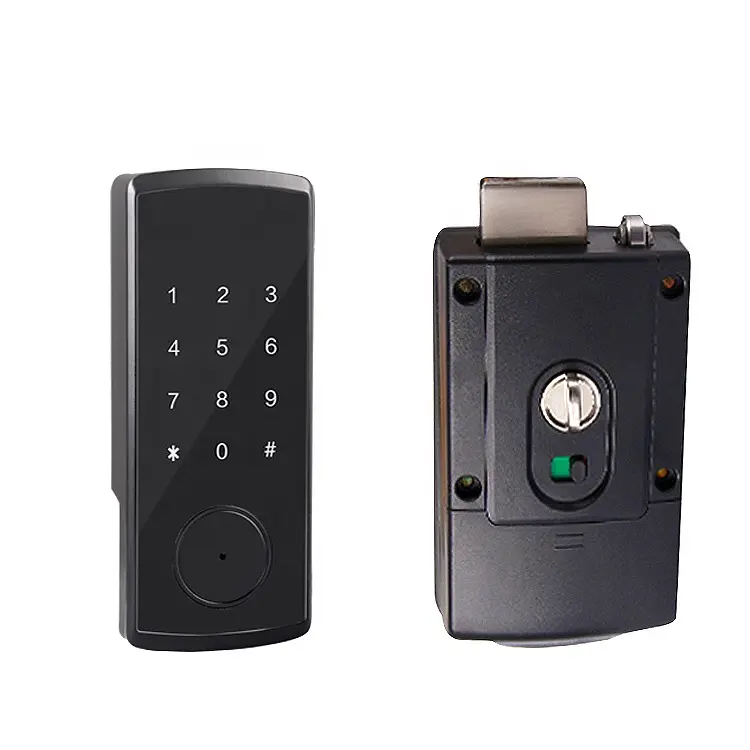 High quality smart home room door bluetooth APP touch screen number password electronic lock