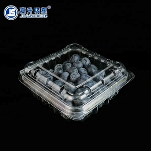 Caja de frutas de arándanos Forma al vacío PET Plástico <span class=keywords><strong>Clamshell</strong></span> Embalaje Cajas de plástico elegantes - Product Image 4