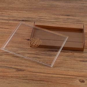 Rõ Ràng Acrylic Phục Vụ Khay Hiển Thị Có Nắp - Product Image 3