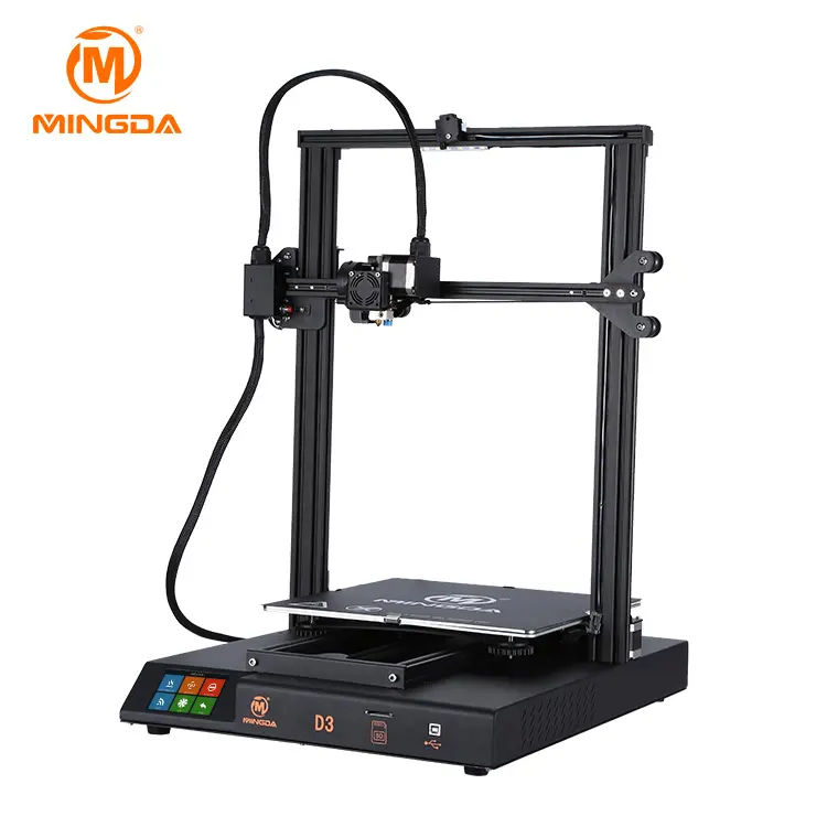 Máquina de impressão de plástico 3d, atacado 3d d3 320*310*40mm parafuso duplo de eixo z impressora 3d diy