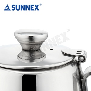 <span class=keywords><strong>Sunnex</strong></span> cho nhà hàng và khách sạn thép không gỉ 0.6ltr ấm trà - Product Image 3