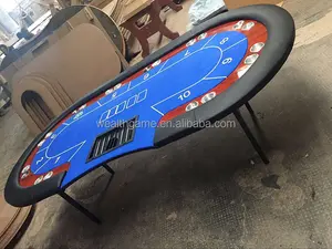 Casino Quality Poker Table With Upgraded Metal Leg