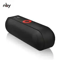 NBY-18 גלולת צורת סטריאו Bluetooth רמקול סיטונאי נטענת אלחוטי Portablecaixa דה סום bluetooth רמקול סטריאו