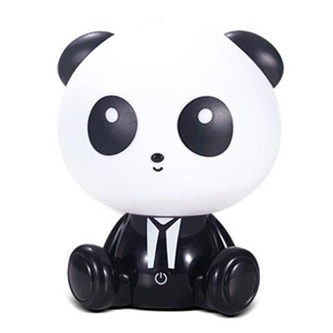 Cute Panda LED Night Light for Kids, Classic Cartoon Panda Toy Soft Glowing Bedside Lamp