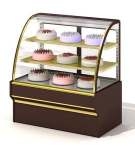 Offre Spéciale bureau vertical au sol refroidi par air gâteau affichage armoires frigorifiques 5 pi pour le gâteau avec deforester - Product Image 6