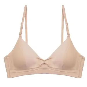 속옷 Women 숙 녀 Sexy 100% 면 Wire Free 부착 가능하며 쿠션 Sexy Bra Panty Set Images Sexy 란제리를 잠옷 속옷