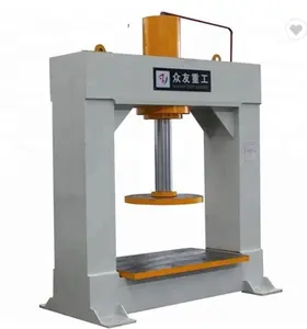 Forklift Tire Hydraulic Press 160 Ton Hydraulic Wheel Press For Solid Forklift Tire Engineers Available To Service Machinery Overseas Hand Controller Provided