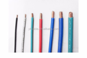 ลวดทองแดงที่เป็นของแข็งพีวีซีหุ้มฉนวนสายไฟประเภทต่างๆ Electrical16 AWG 300/500V <span class=keywords><strong>THW</strong></span> - Product Image 2