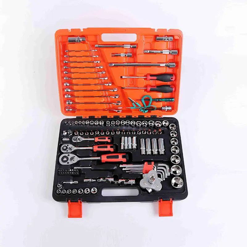 121-חתיכות socket wrench set תיבת כלי תיקון אוטומטי