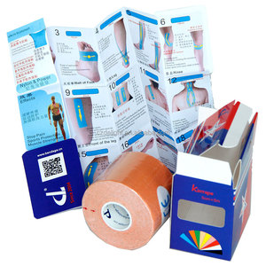 Cintas kinesiológicas de vendaje coloreado artículos deportivos calientes DL 5cm * 5m con aprobación CE - Product Image 3