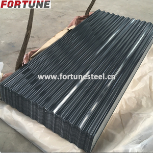 China Dark Grey Black Color Coated Prepainted PPGI/GI Corrugated Steel Sheet/Metal Roofing Tiles - Product Image 2