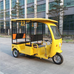 Triciclo eléctrico con Rickshaw para adultos, vehículo móvil de 3 ruedas con Tuk para 6-7 pasajeros, movilidad automática, OEM - Product Image 4