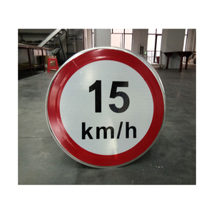 Yellow <strong>Triangle</strong> Pedestrian Traffic Signs Manual Red and White <strong>Reflective</strong> Limit Height <strong>Sign</strong> - Product Image 5