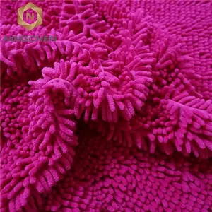 hot sales Chenille Cleaning Microfiber Chenille Fabric 100% Polyester Rug Chenille Shaggy Fabric Microfiber Cleaning Mop Cloth