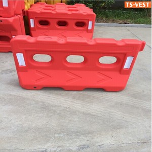 Equipo de seguridad de plástico Crowd Control plana utilizado barandilla para la venta de carretera tráfico puerta - Product Image 1