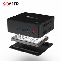 Boîtier tv Android J4105 Gemini X45 Mini Pc Intel Celeron processeur Msata SSD 6 + 128 G BT 4.0