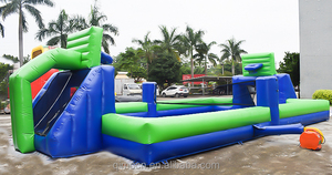 Nuevo diseño fútbol inflable, inflable juego de futbolín con presentada, deportes inflables - Product Image 2