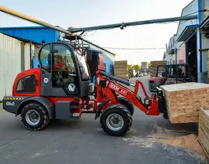 קומפקטי 1.2TON ZL12 912 812 HZM מיני גלגל LOADER