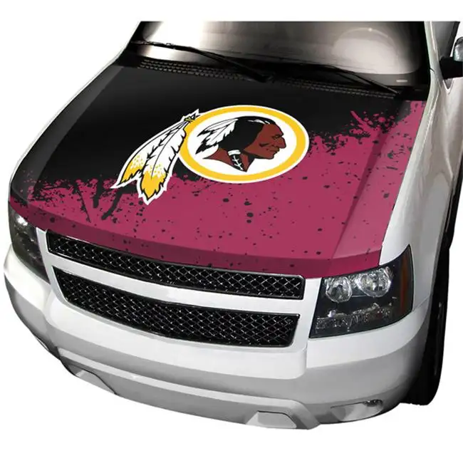 Custom team vlag afdrukken automotive auto hood cover met logo